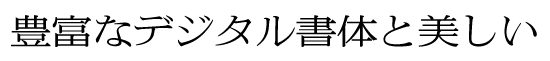 イワタ新聞中明朝体