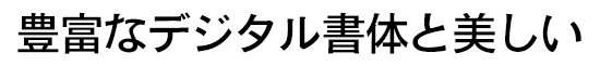 朝日ゴシック D